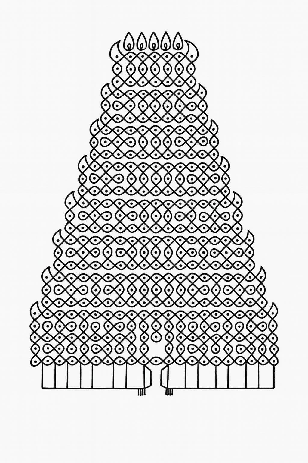 madurai meenakshi amman koil sikku kolam
